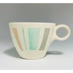 Vintage Anytime Cup Metlox Vernon Mid Century MCM 1950s 1960s USA Ceramic Mug